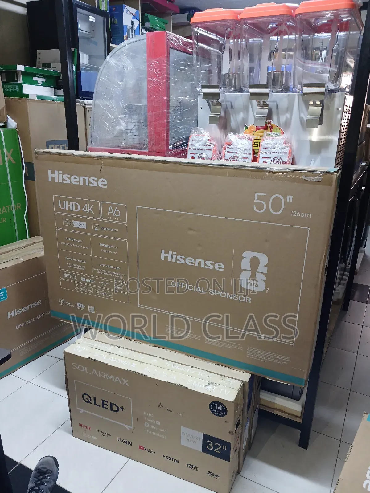 Hisense 50-Inch UHD Smart TV From the A6 Series.