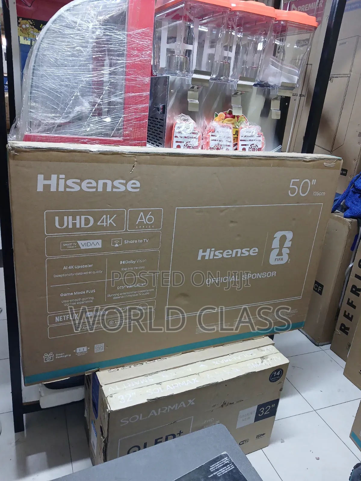 Hisense 50-Inch UHD Smart TV From the A6 Series.