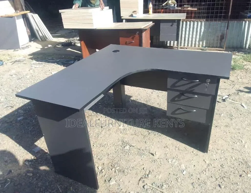Gray Corner Desk