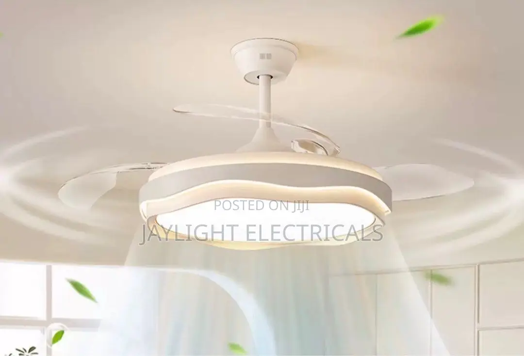 Integrated Fan Light Electric Household Use Plastic Ceiling Fan