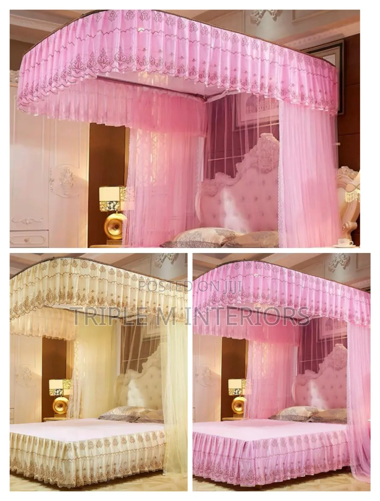 5 by 6 Premium Quality 2 Stand Mosquito Nets - Durable, Flexible