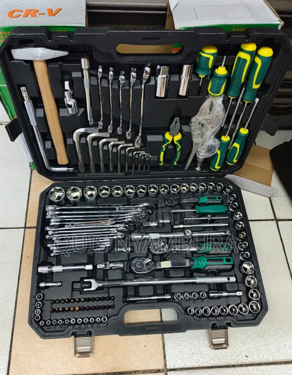 142pcs Mechanical Tool Set/ Socket Wrench Toolbox