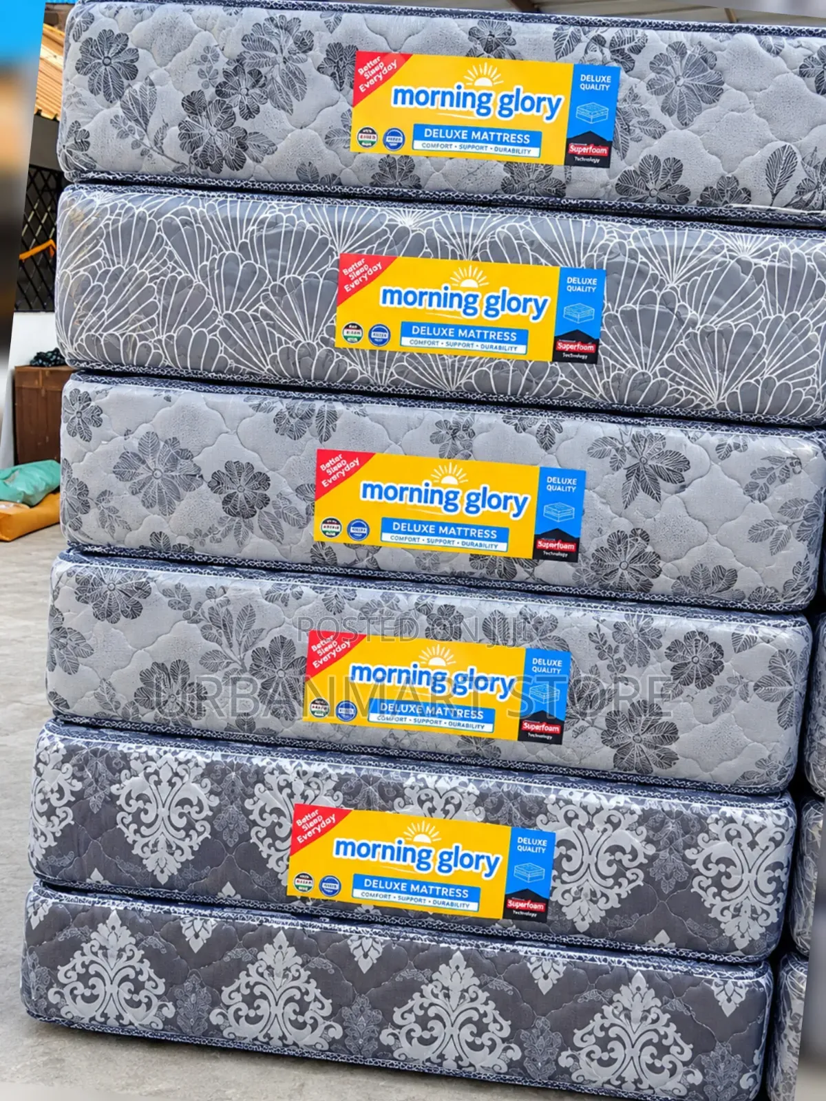  at 11000, Get 5 by 6, 12 Inches Quilted Morning Glory Mattress