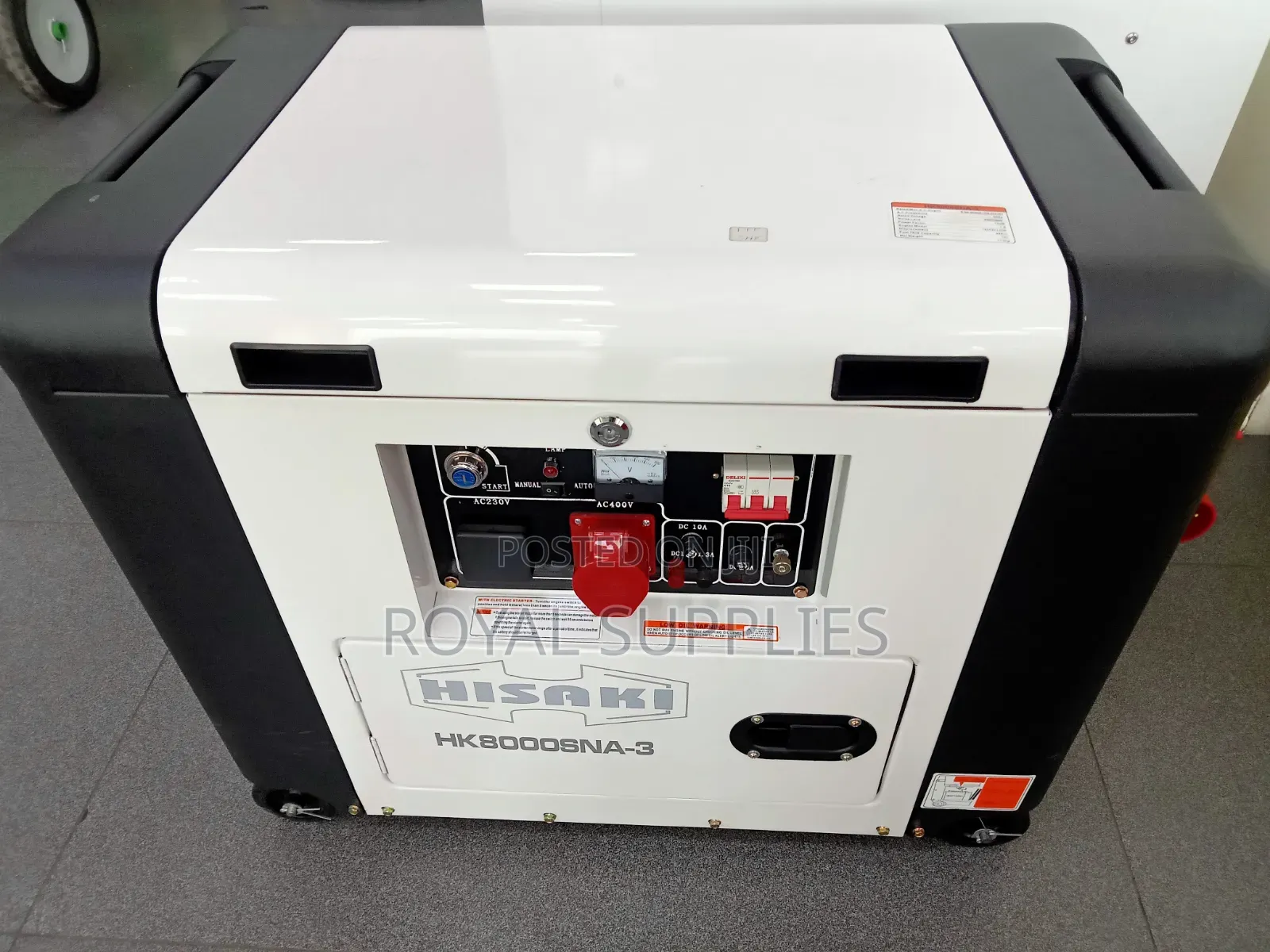 Hisaki Japan 12.5kva Silent Diesel Generator 3 Phase Inbuilt Ats