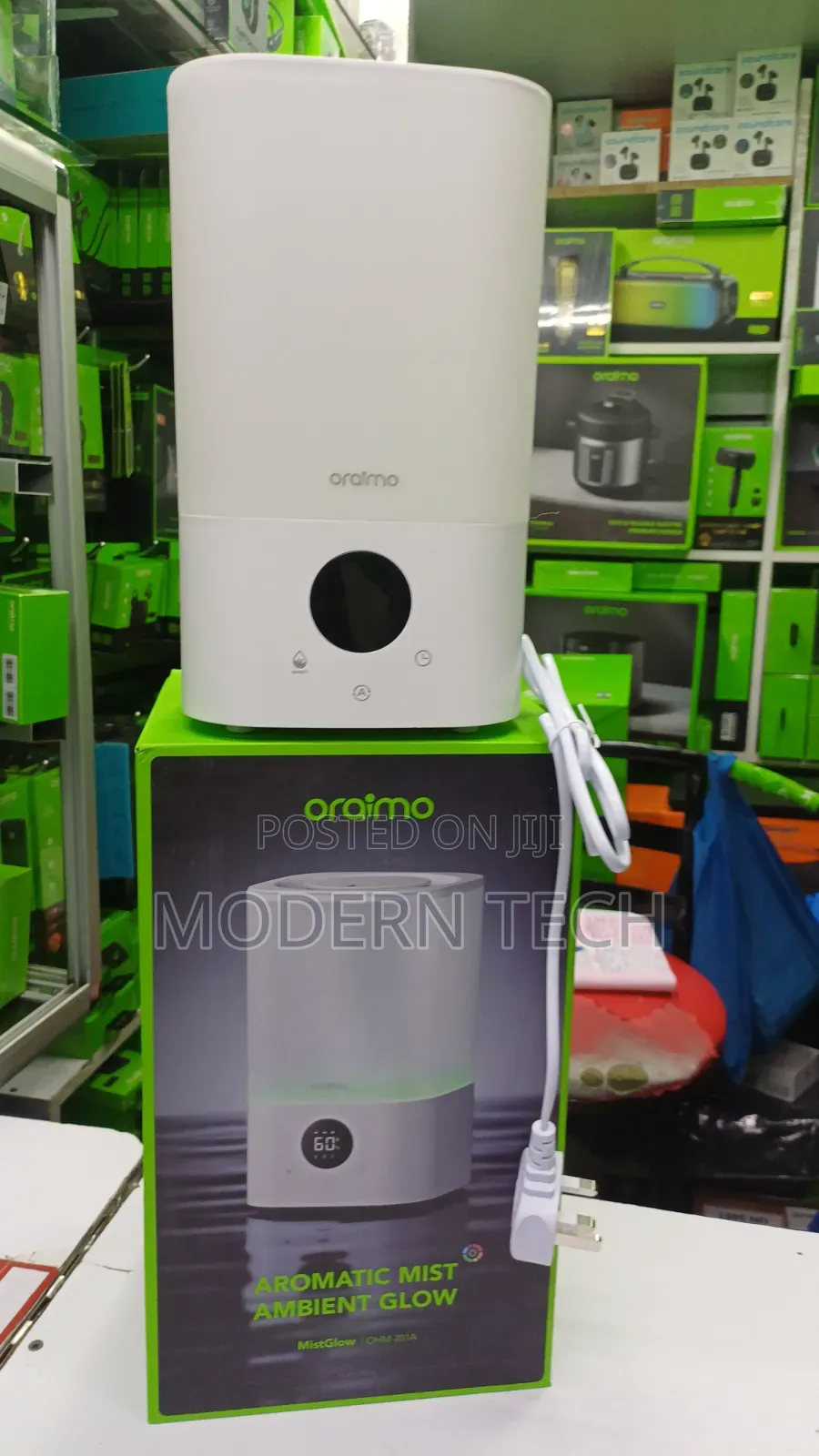 Oraimo 3.2L Smart Air Humidifier – 7-Color Ambient Light