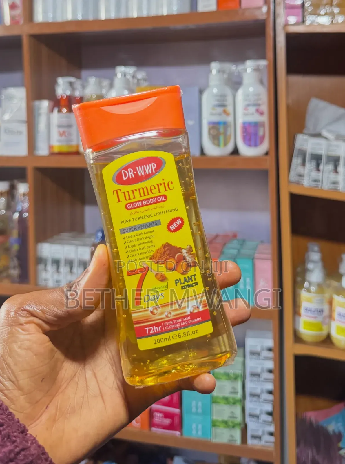 Turmeric Glow Body Oil in Kenya