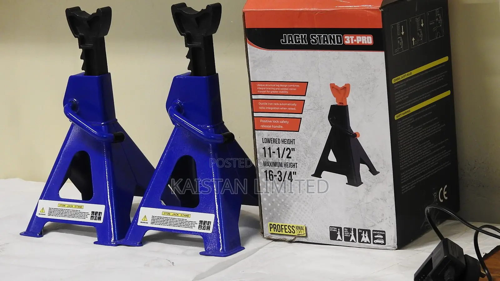 3-Tonne Jack Stands: Heavy-Duty Safety Stability