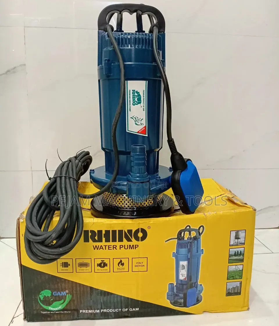 Rhino QDX3 1.5 HP Shallow Well Submersible Waterpump 40m 135l/Min