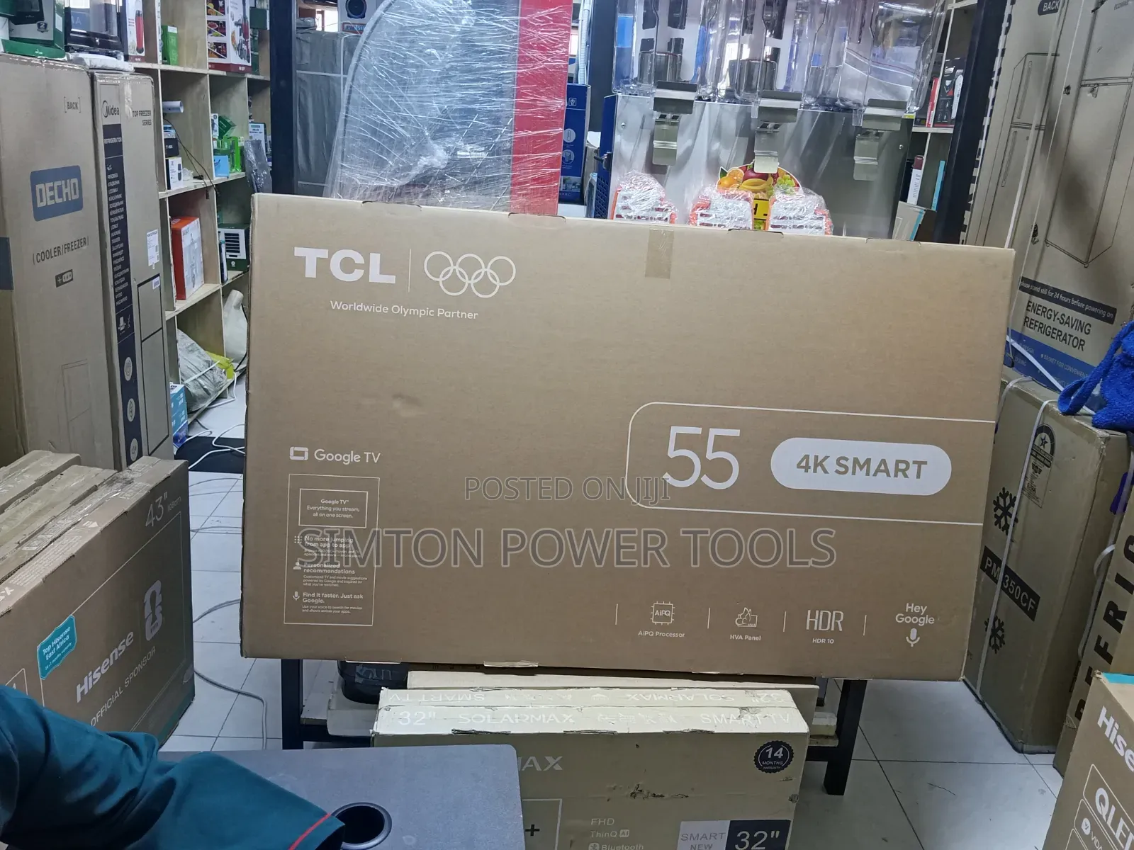 TCL 55v6d 55-Inch Smart Google TV.
