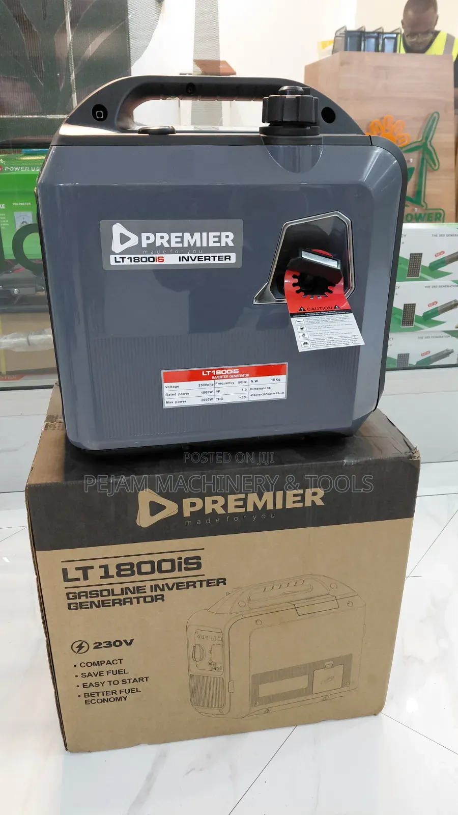Premier LT1800iS 2kw/2kva Gasoline Silent Inverter Generator