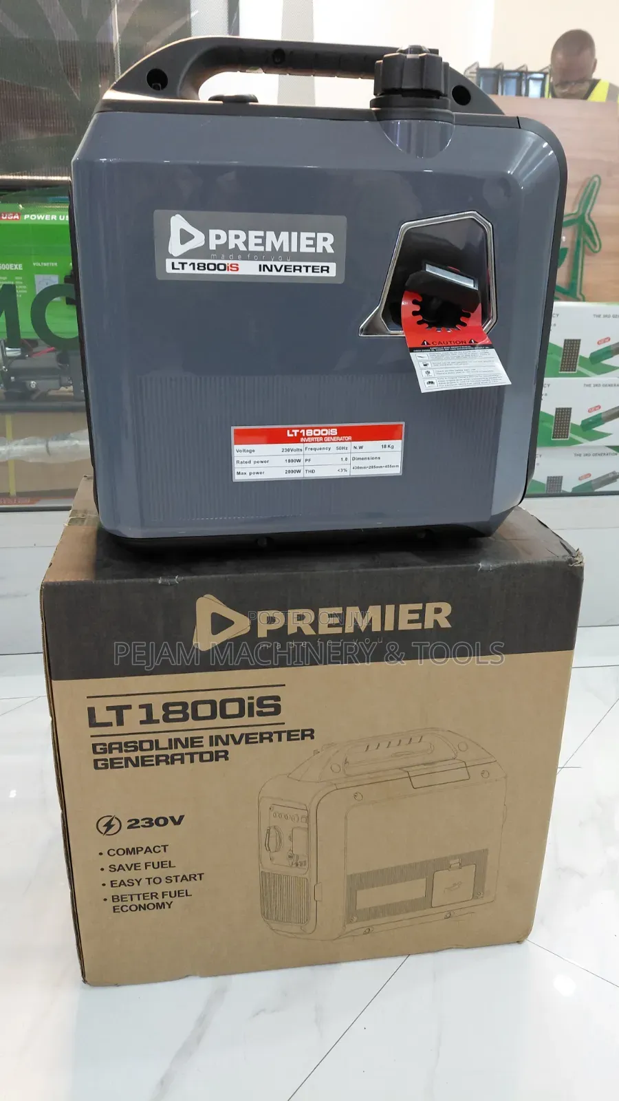 Premier LT1800iS 2kw/2kva Gasoline Silent Inverter Generator