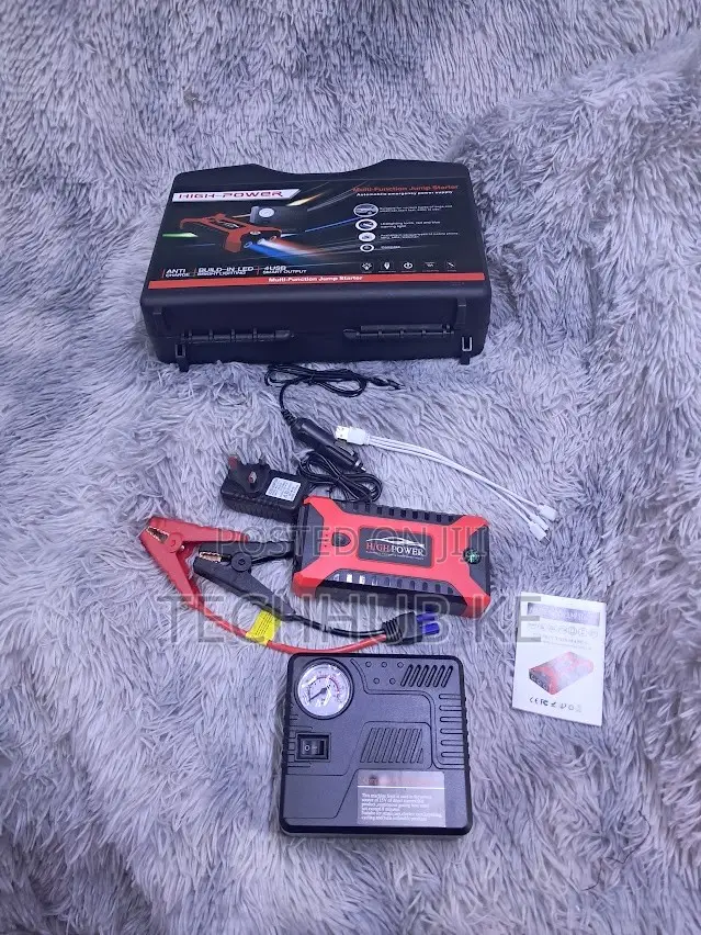 Car Battery Booster Multifunction Car Jump Starter With Air Pump