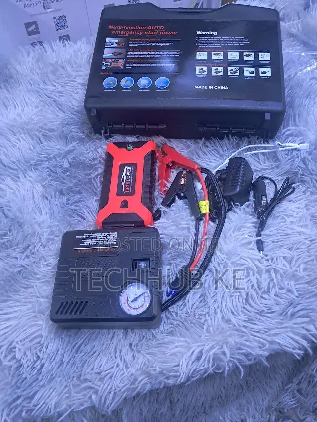 Car Battery Booster Multifunction Car Jump Starter With Air Pump