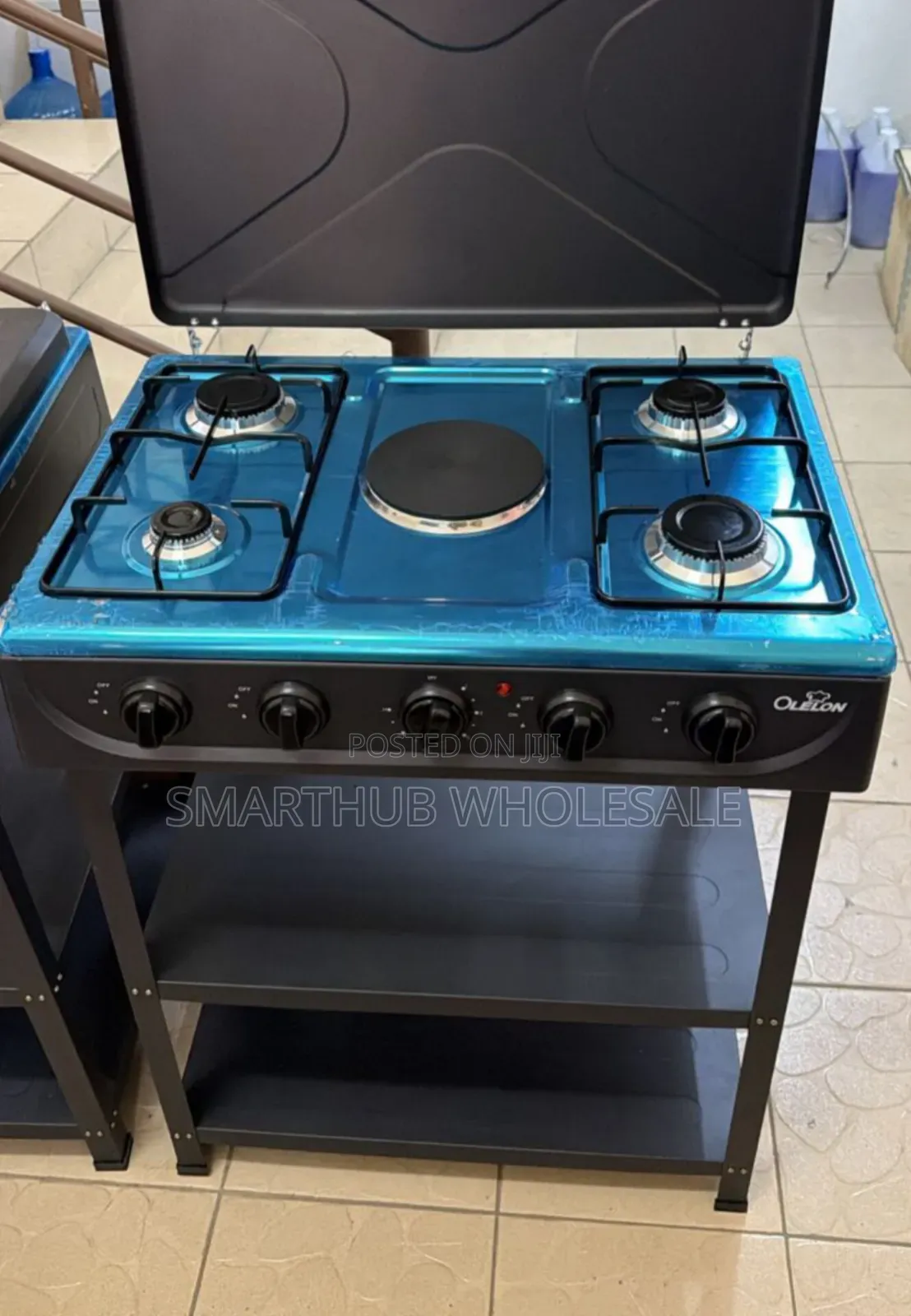 Olelon Cooker 4+1 Standing With Shelves
