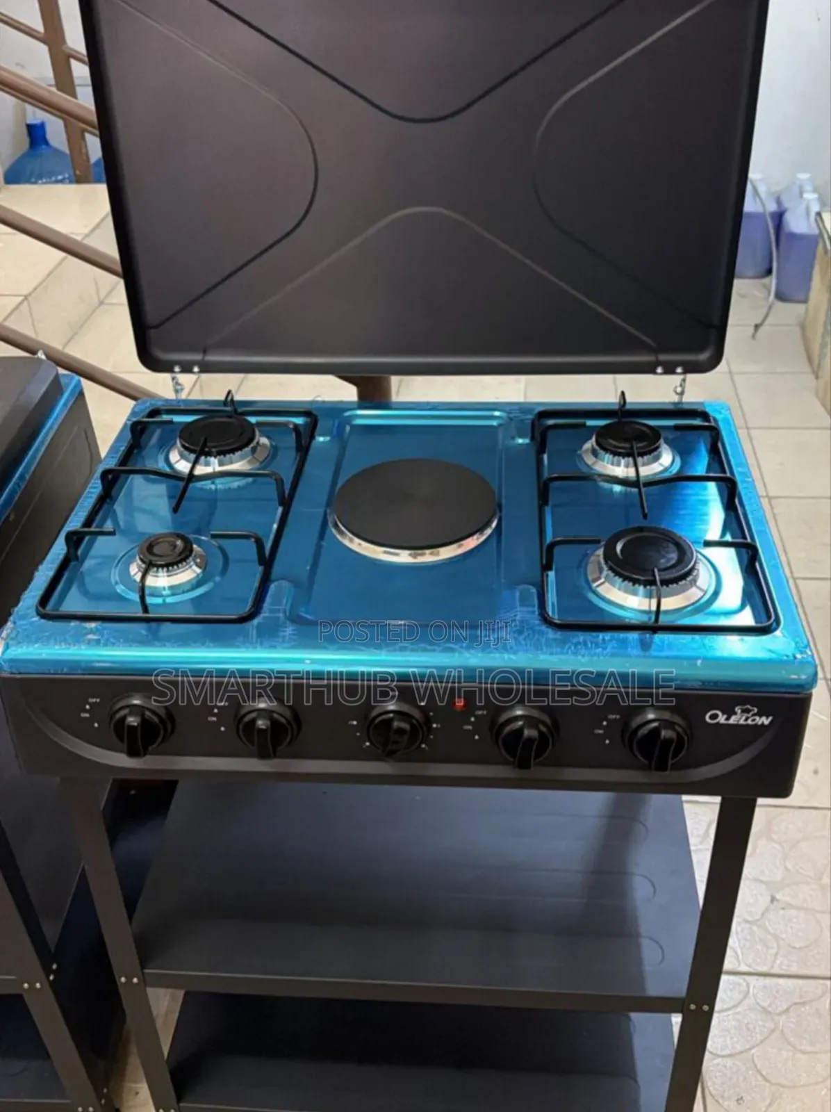 Olelon Cooker 4+1 Standing With Shelves