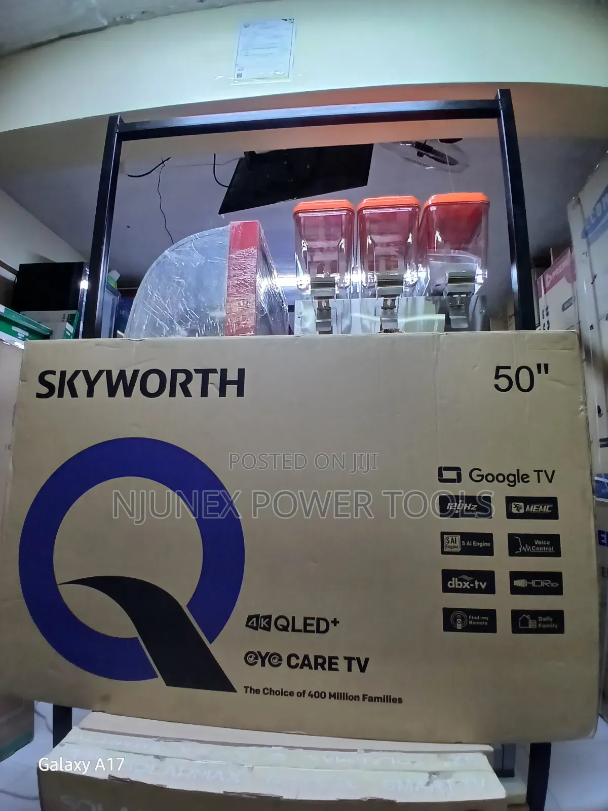 Skyworth 50-Inch QLED Eye Care Google TV,