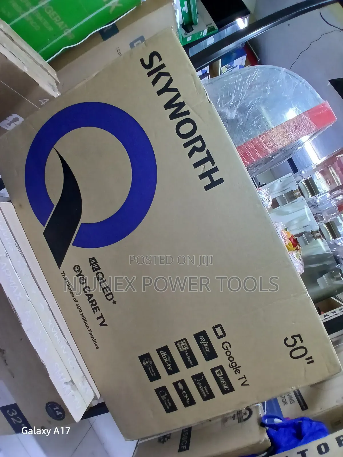 Skyworth 50-Inch QLED Eye Care Google TV,