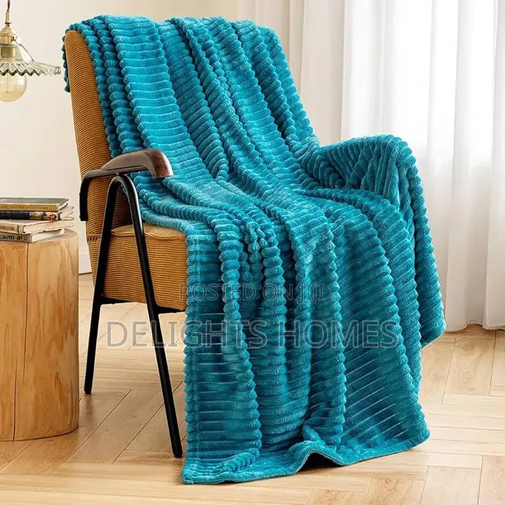 Ultra-Soft Fuzzy Fleece Throw Blanket-Hg