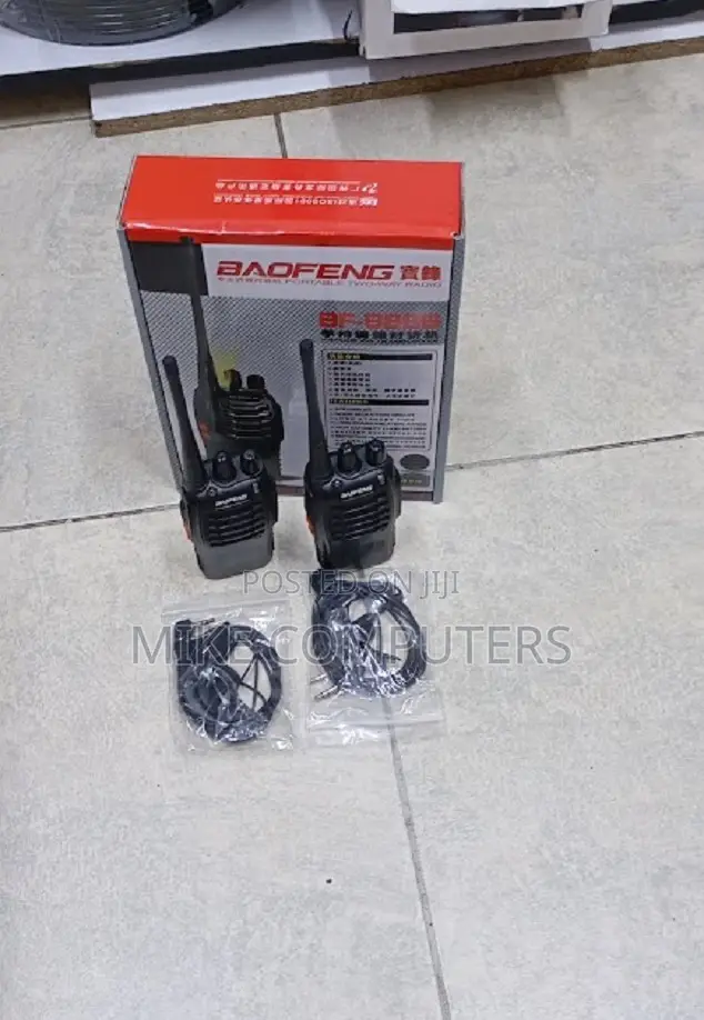 Two-Way Radio Walkie Talkie 2x Bf888s