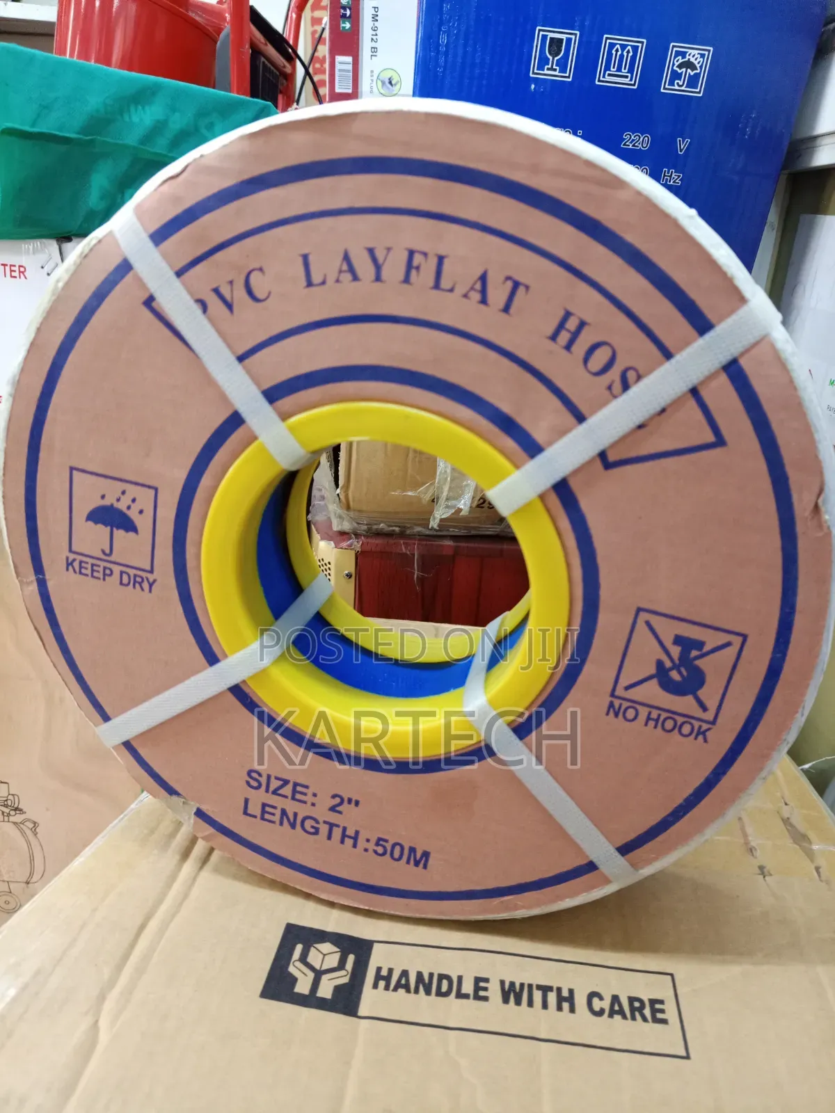 2-Inch × 50M Heavy-Duty PVC Layflat Water Delivery Hose