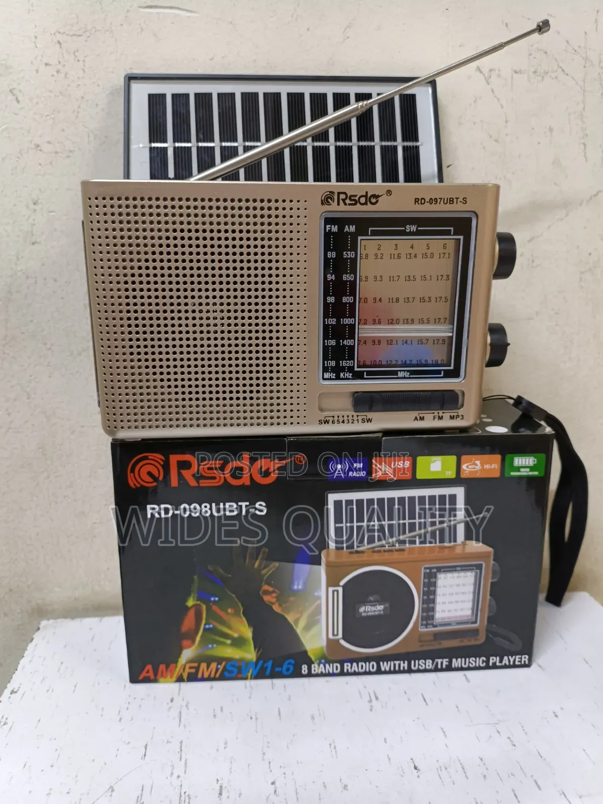 Solar 8-Band Portable Radio