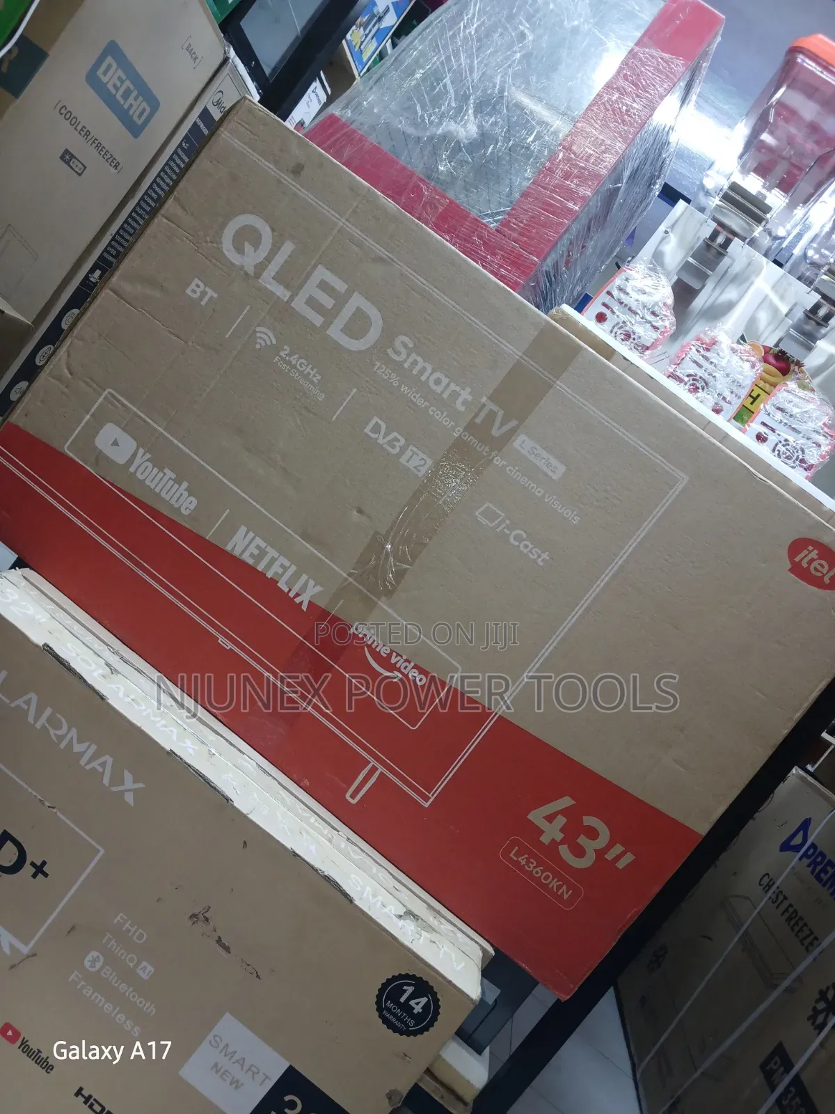 Itel 43-Inch QLED Smart TV (Model L4360KN