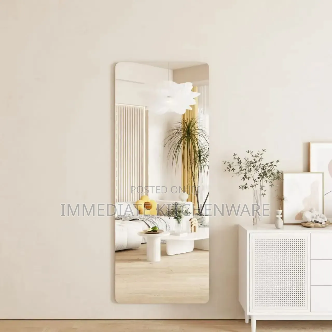 Rectangle 120*40cm Unbreakable Acrylic Mirror