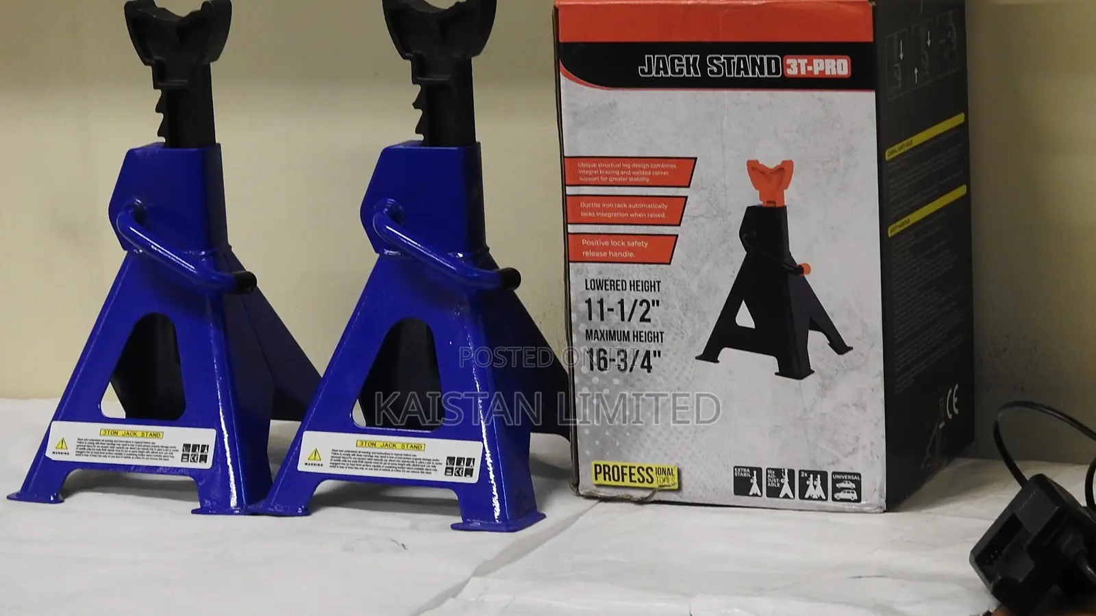 3-Ton High-Lift Steel Jack Stand