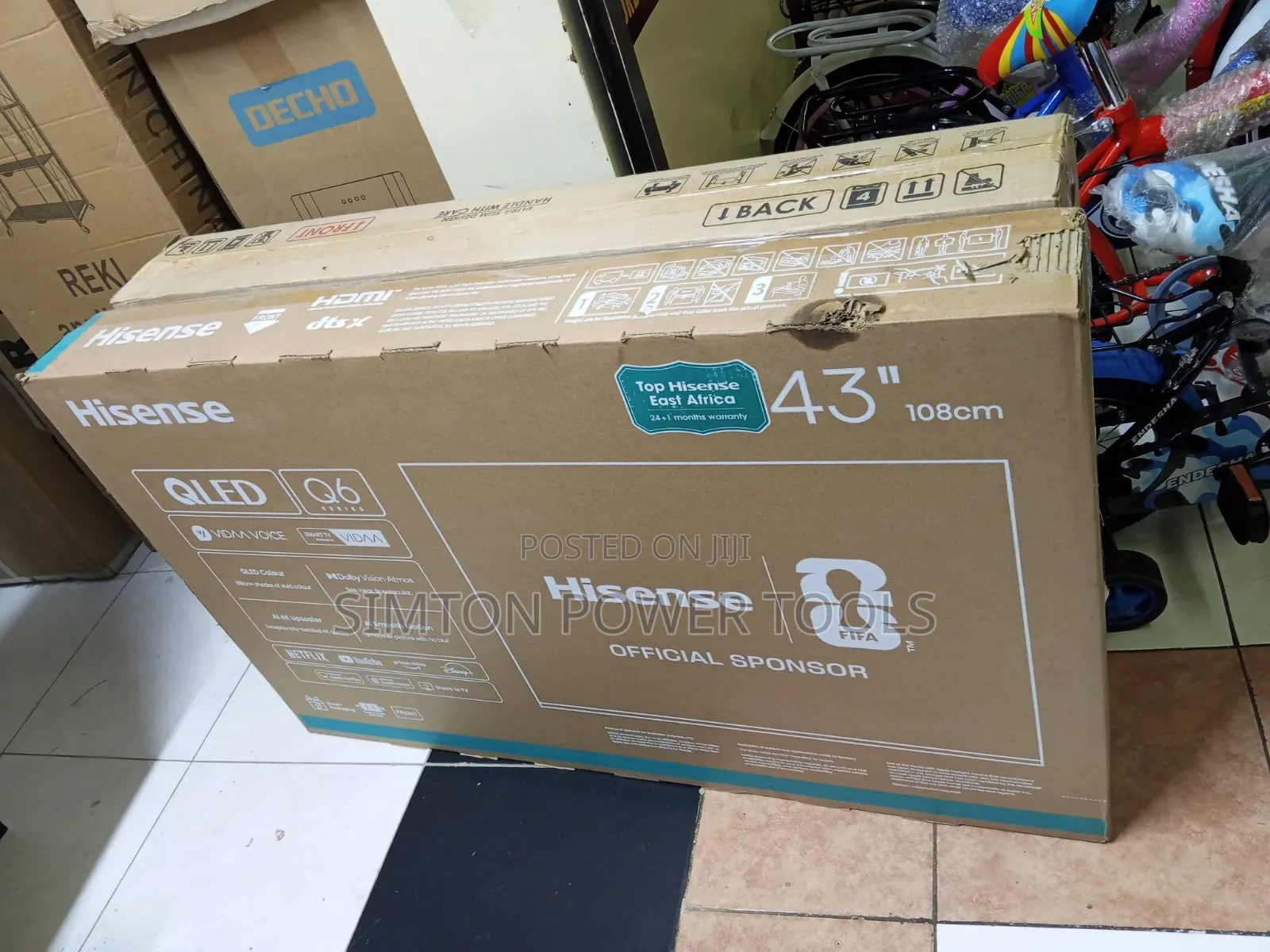Hisense 43-Inch Q6 Series Uhd Qled Smart TV
