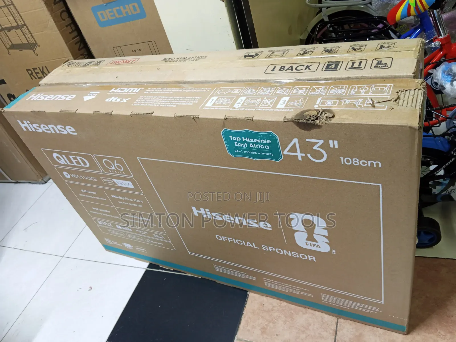 Hisense 43-Inch Q6 Series Uhd Qled Smart TV