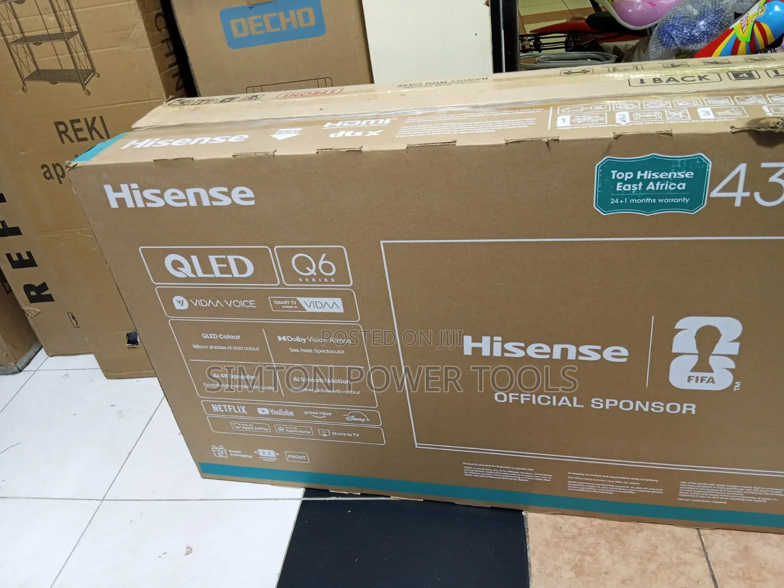 Hisense 43-Inch Q6 Series Uhd Qled Smart TV