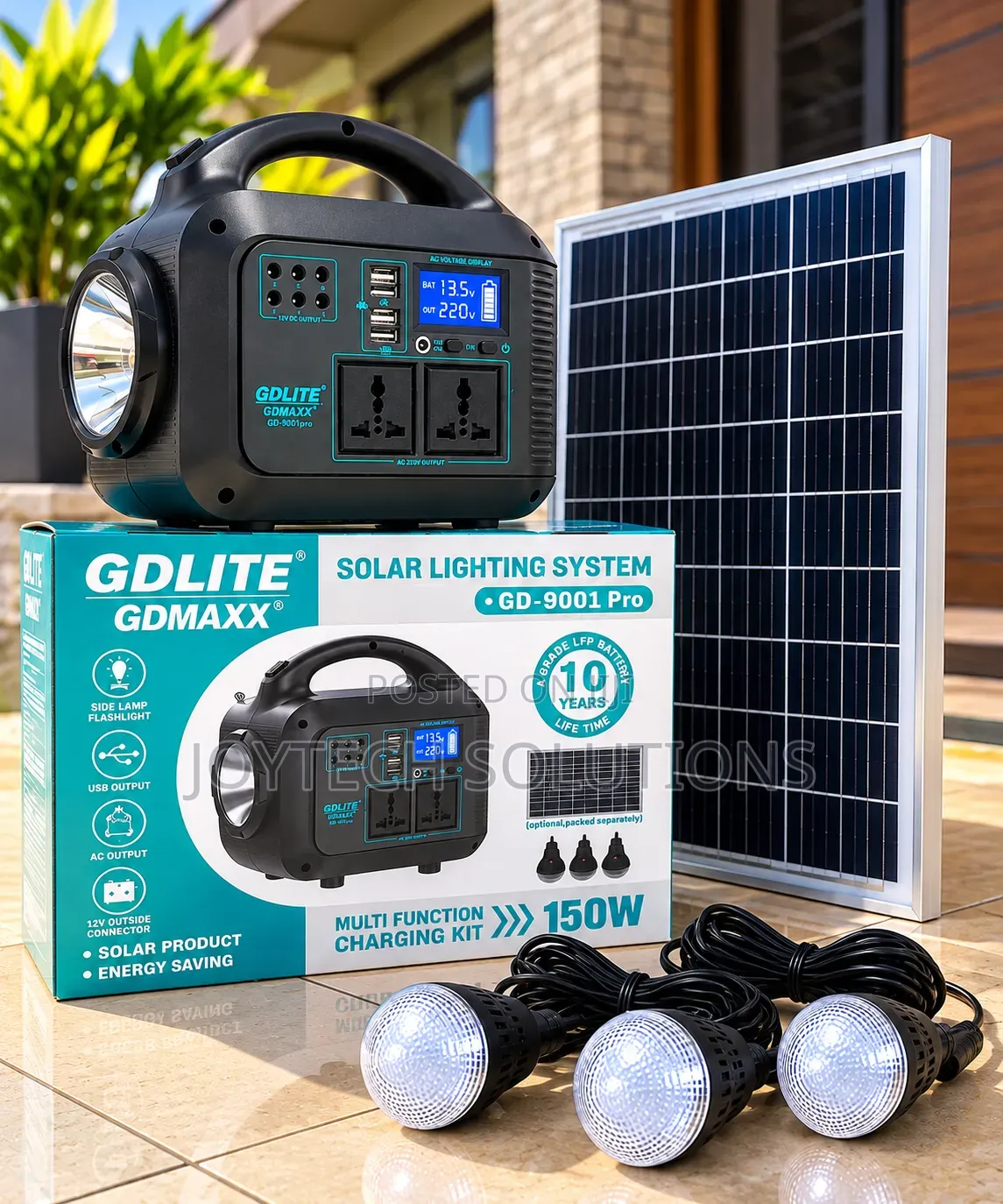 Premium Solar Power Station 220V – Portable Solar Generator