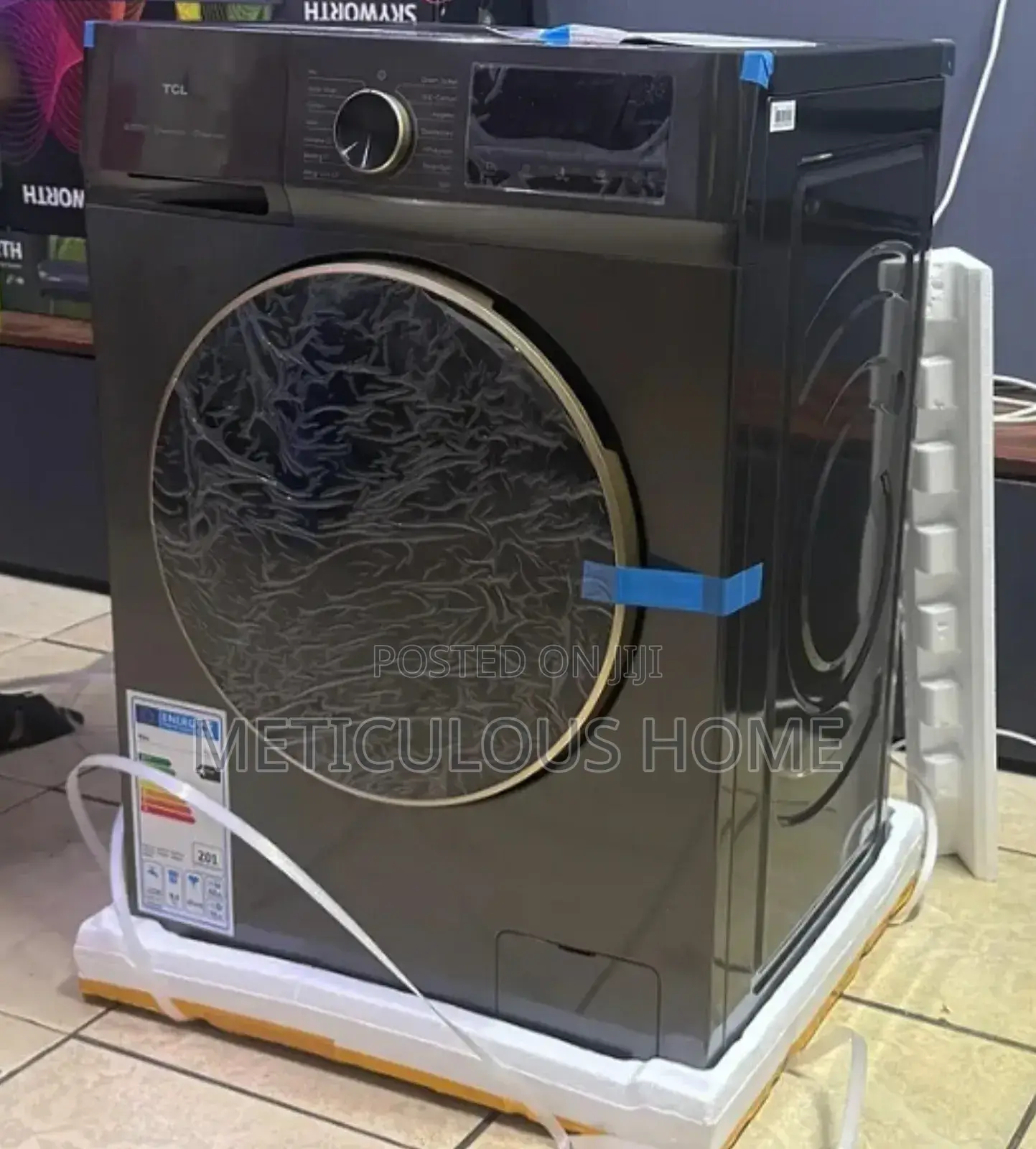TCL 9Kg - ( *P1109FL* ) Front Load Wash and Spin Machine