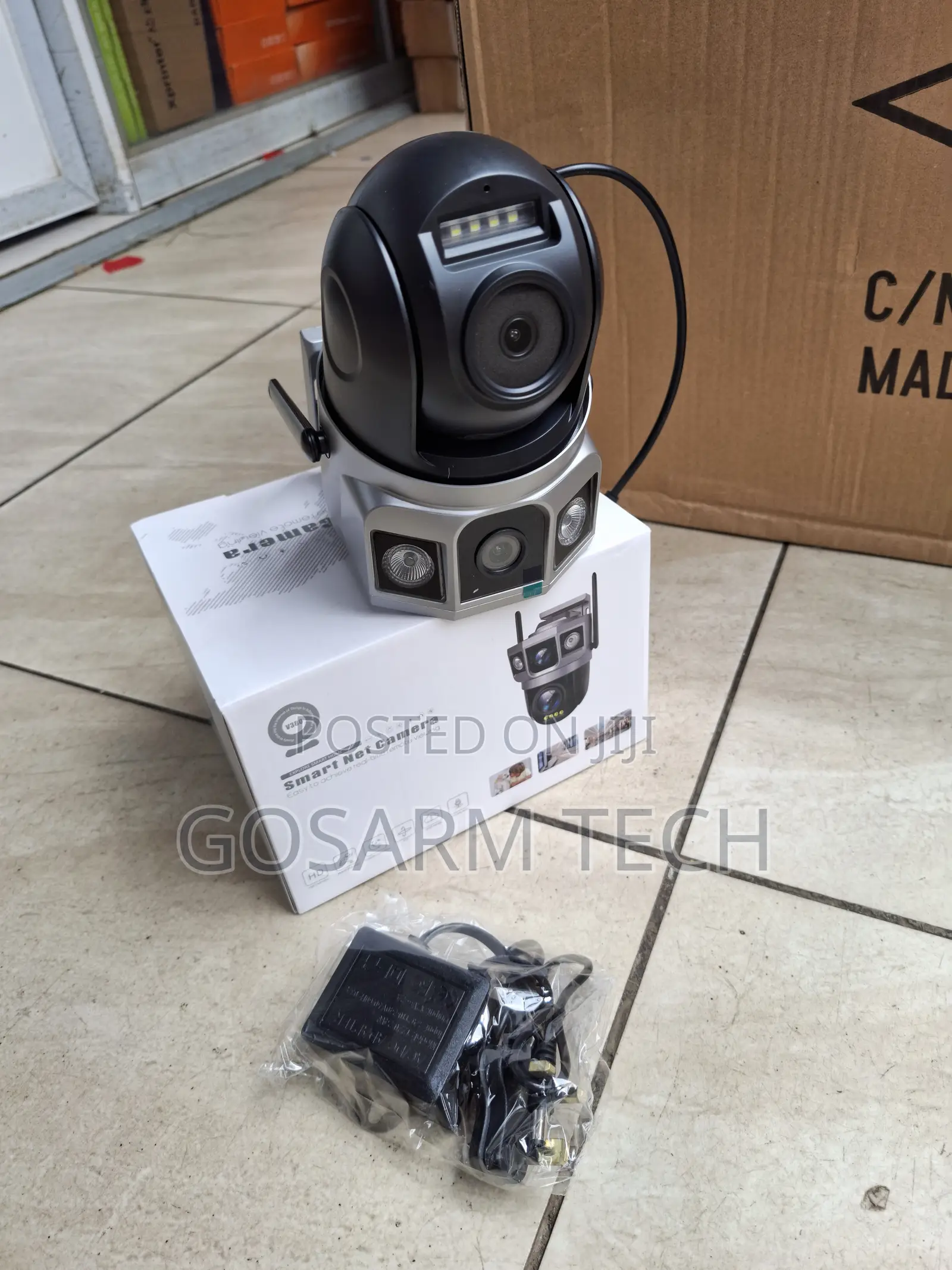 Dual Lens CCTV AC Powered Camera 4G SIM Card V380 Pro