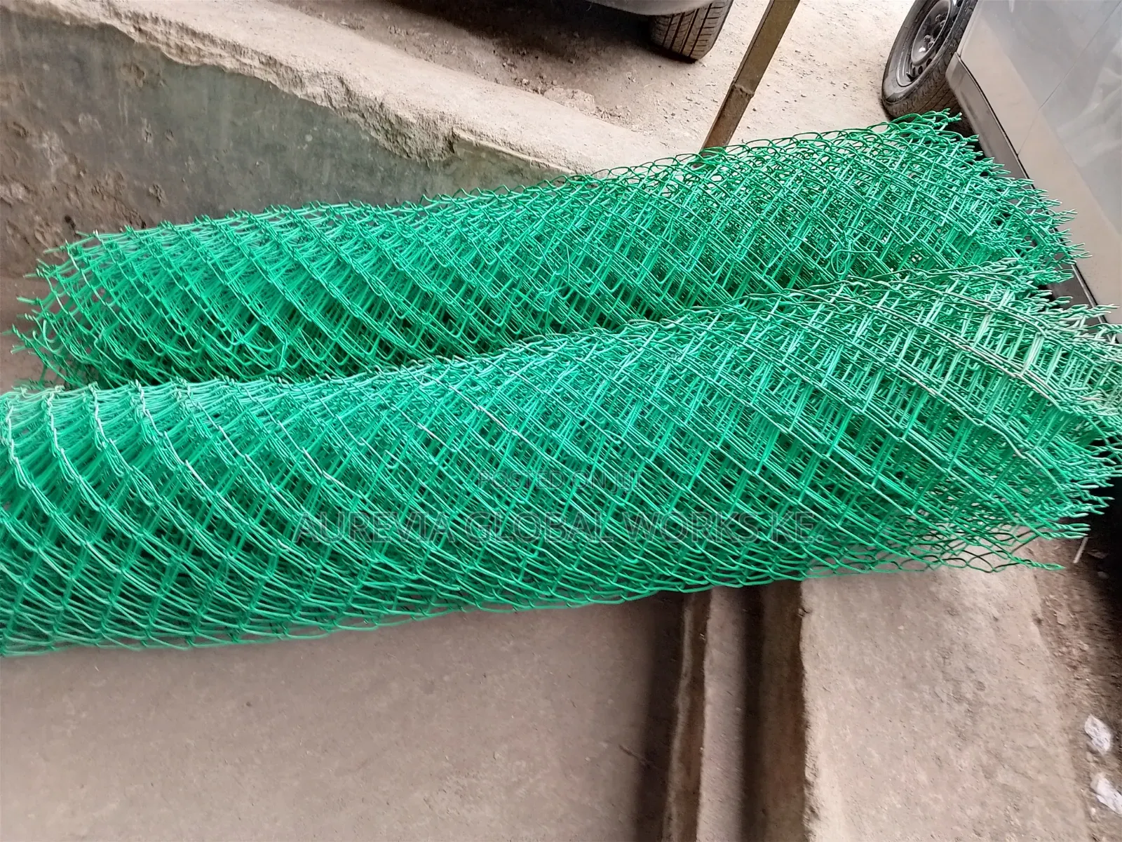 Coated PVC Green Chain Link 7ft