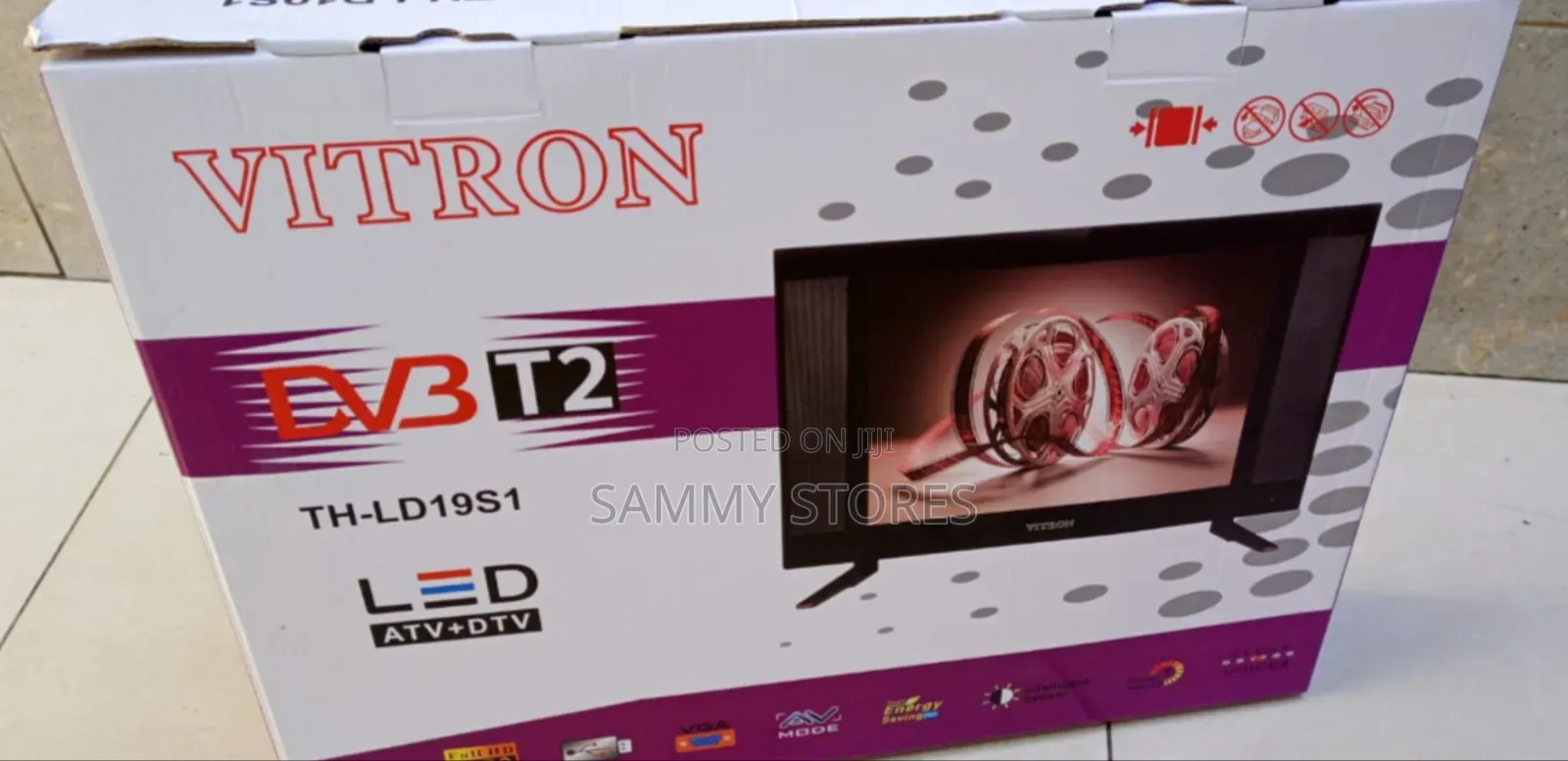 Vitron 9 Inch Portable TV With Clear Display