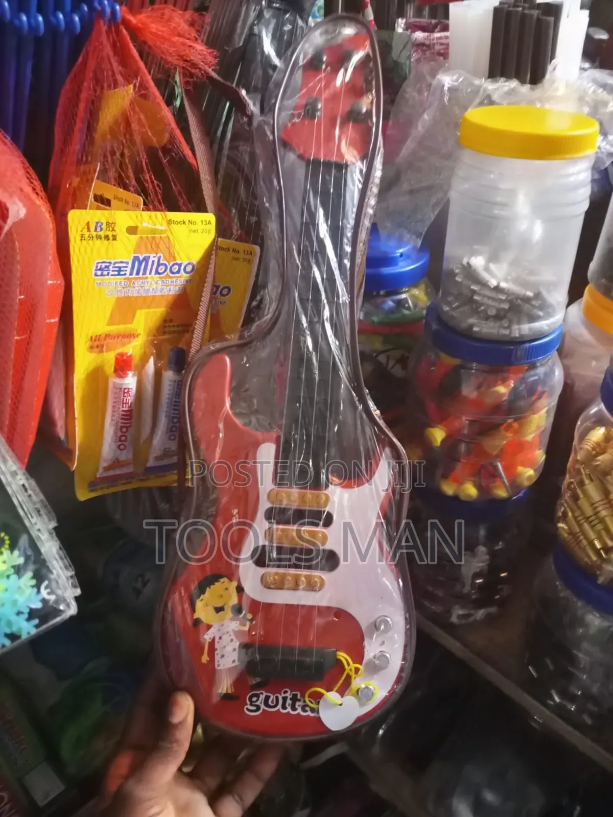 Kids Plastic Toy Guitar Musical Instrument.