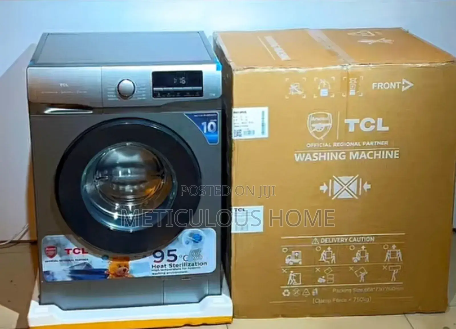 TCL P612FLG 12kg WASH AND SPIN Front Load Washing Machine – Efficient