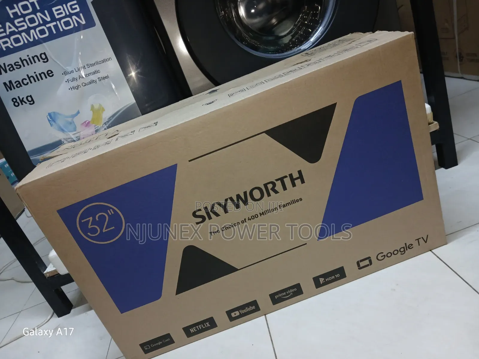 32-Inch Skyworth Google TV (Model Series 32E3500).