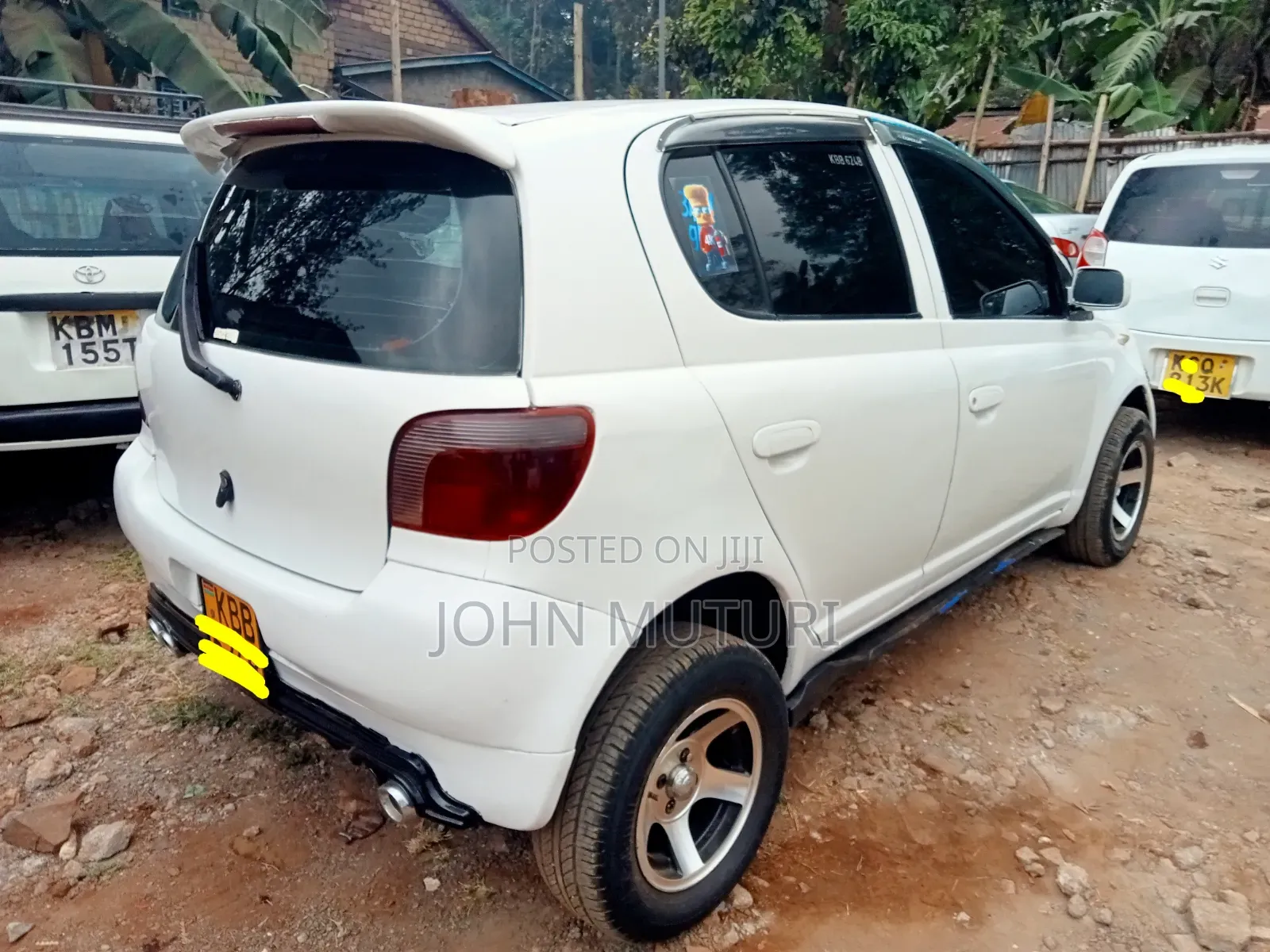 Toyota Vitz 2002 White
