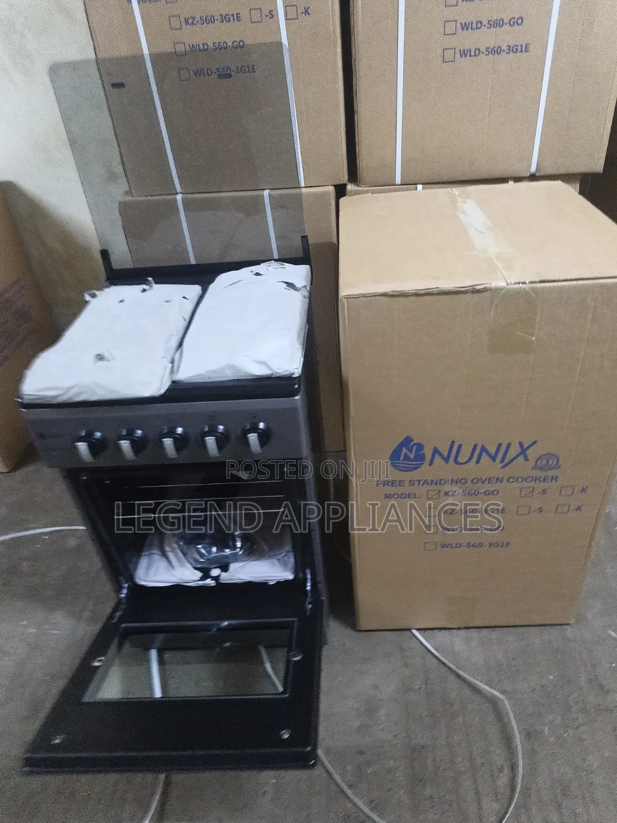 Nunix Full Gas 50 by 55 Standing Cooker