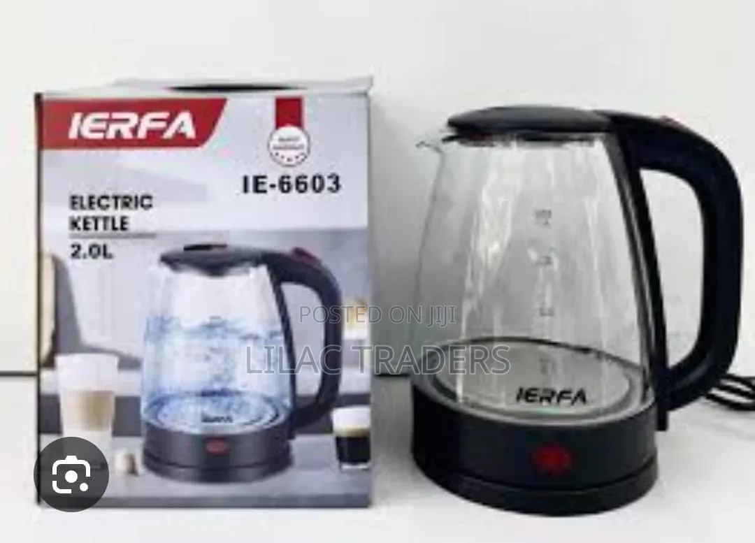ELECTRIC KETTLE 2L 1500w Clear Water Heater Jug Pa