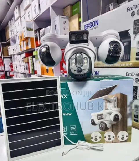 V380MAX 4 Lens 4G SIM Solar Remote View Camera