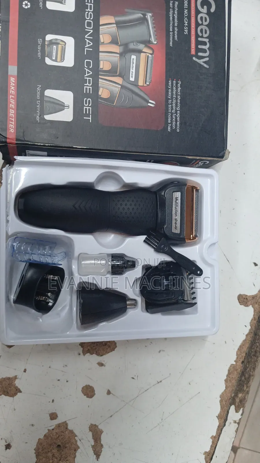 3-in-1 Rechargeable Shaver and Trimmer