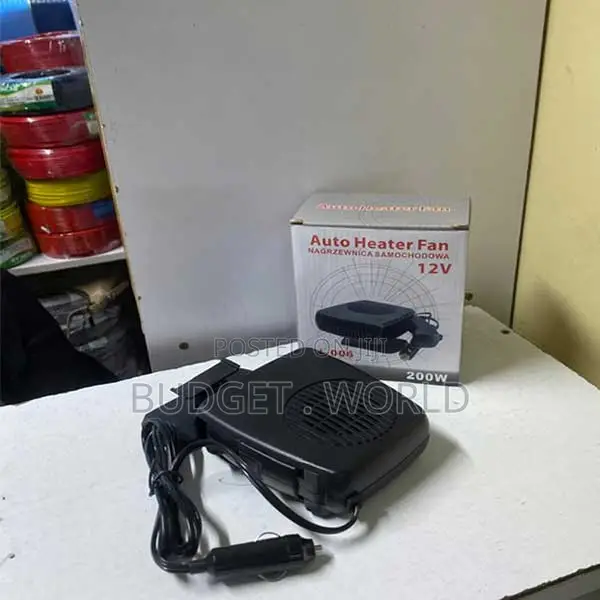 Portable 2 in 1 Car Heater 12V Electric DC Heating Fan Defogger