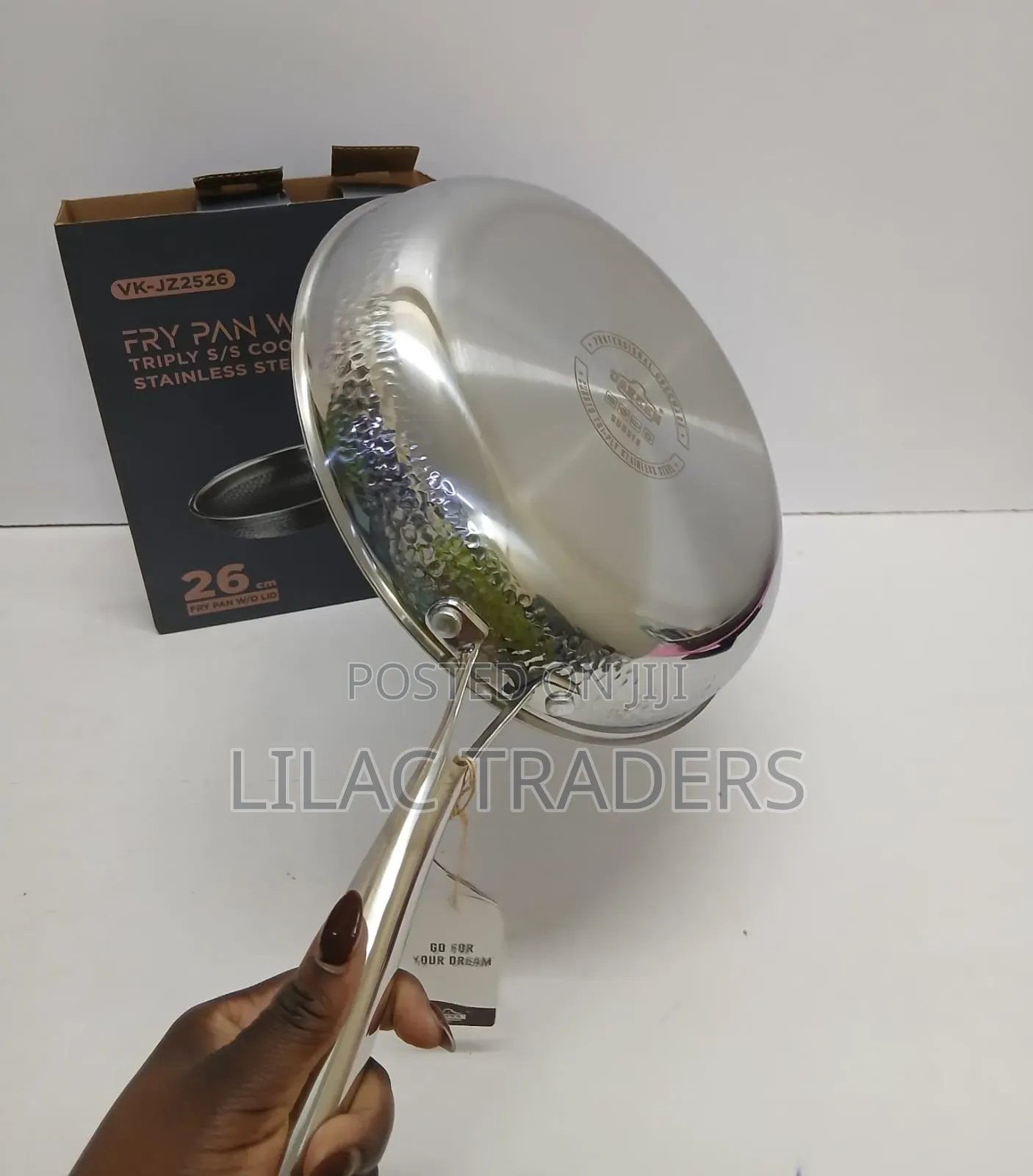 *Stainless Steel Non_stick Frying Pan*
Capacity: 26 Cm
Alp