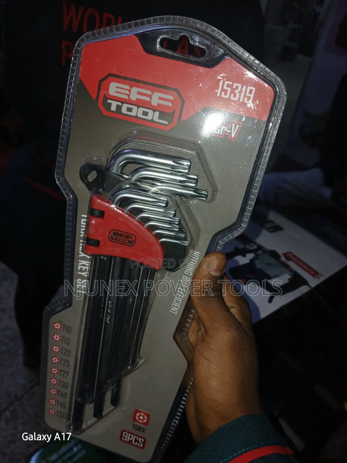 Eff Tool 9-Piece Torx Extra-Long Arm Hex Key Set (Model 15319)
