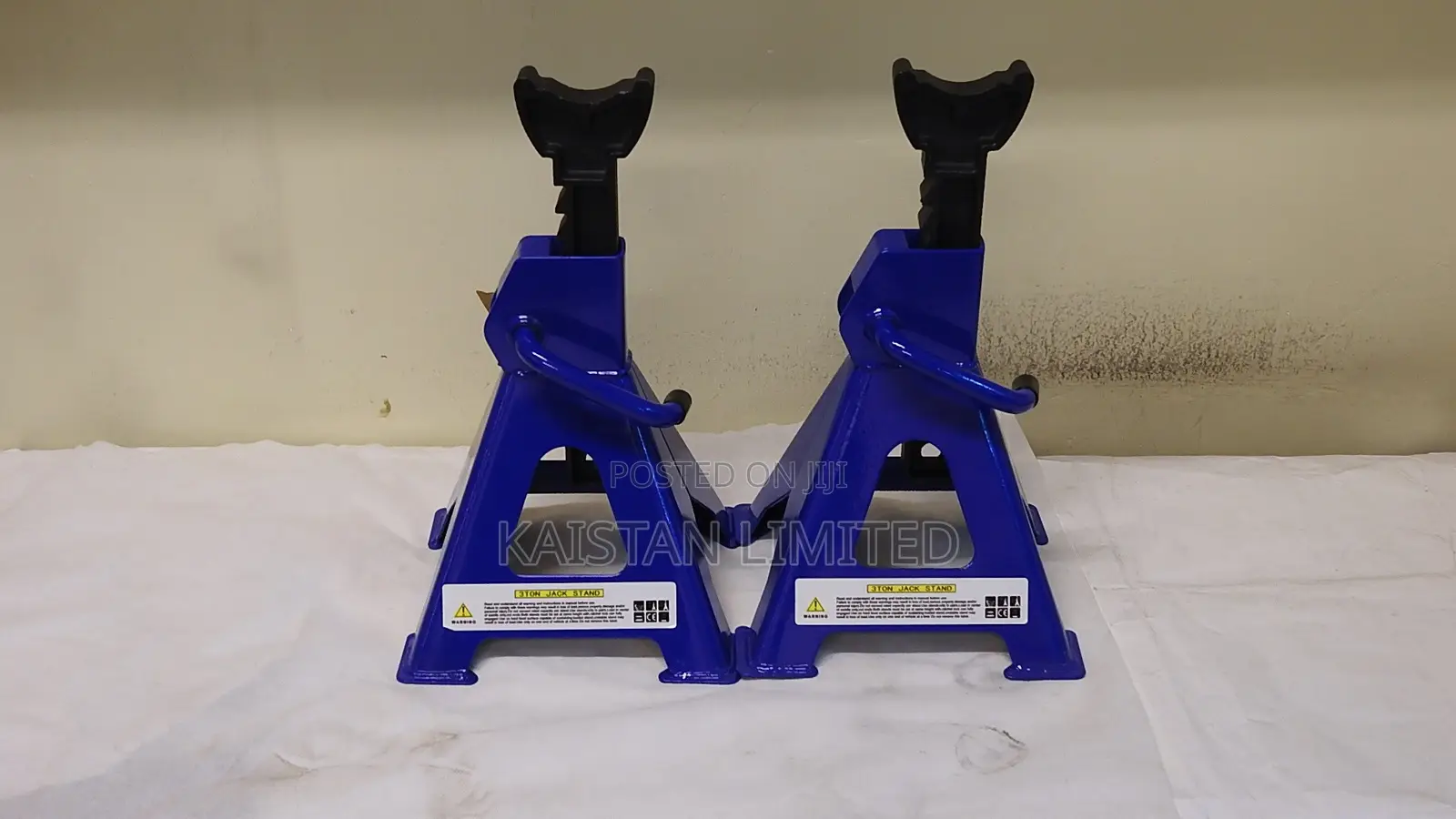 3 Ton Double-Locking Safety Jack Stand Blue