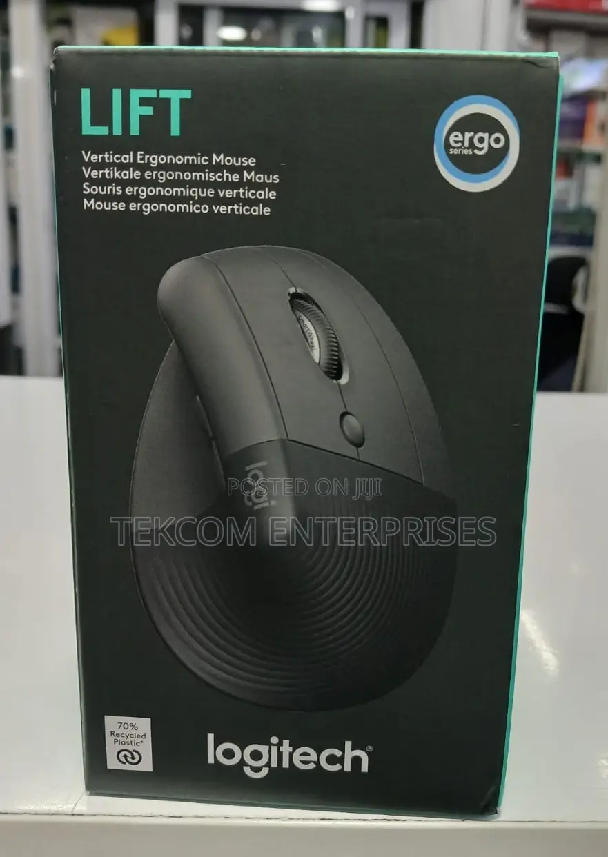 Logitech Lift Mouse Bluetooth Vertical Ergonomic