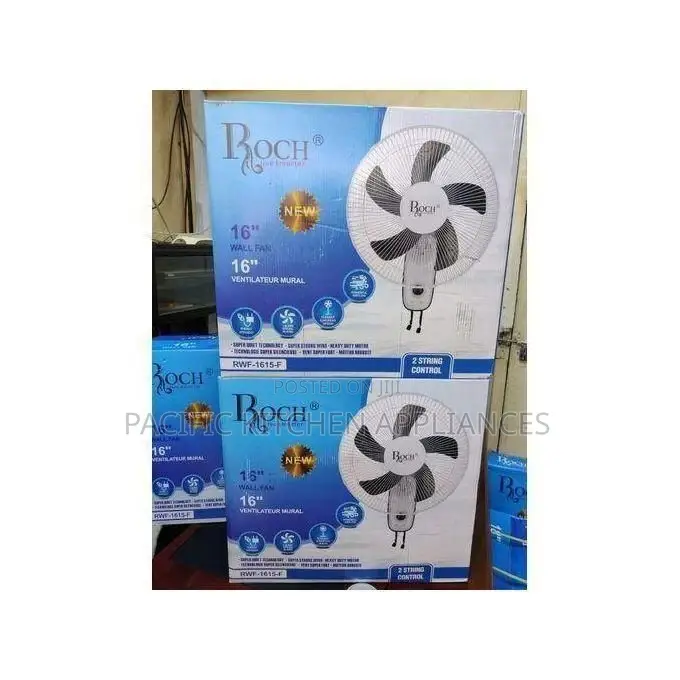 Roch 16" Wall Fan - High-Velocity, 3-Speed,